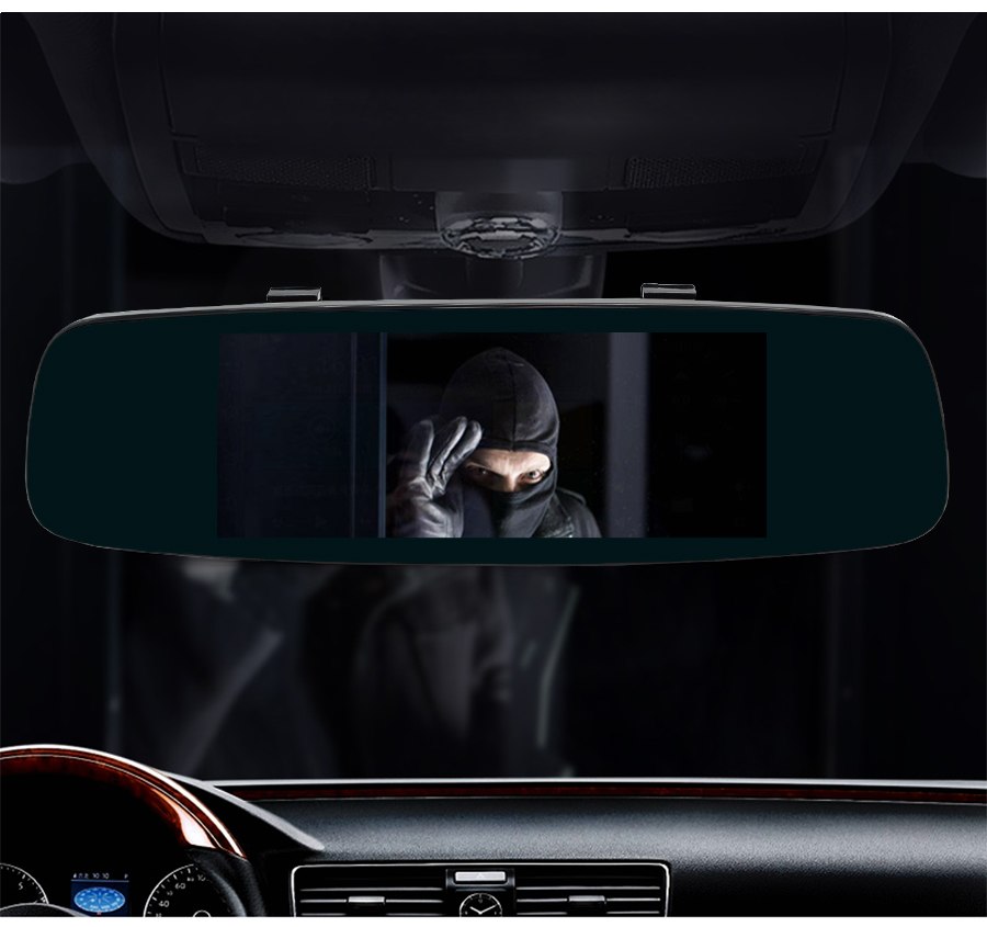 Binize Rearview Mirror Dash Cam with CarPlay & Android Auto——T70