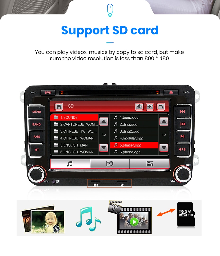 Buy Junsun Volkswagen VW Passat B7 B6 Golf Touran Polo Sedan Tiguan jetta 2  din Android DVD Car Radio Multimedia Player GPS Online