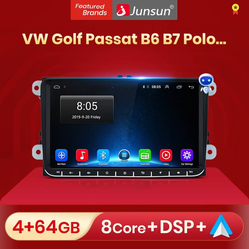 Buy Junsun Android 10 CarPlay GPS For Volkswagen VW Passat B6 B7