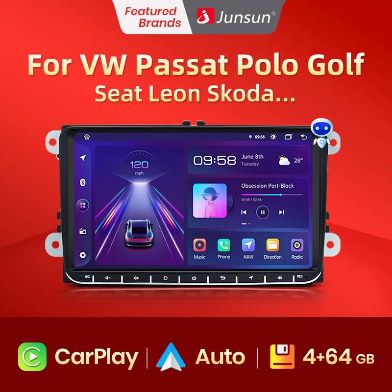 Buy Junsun Android 2din GPS for Volkswagen VW Passat B6 B7 CC