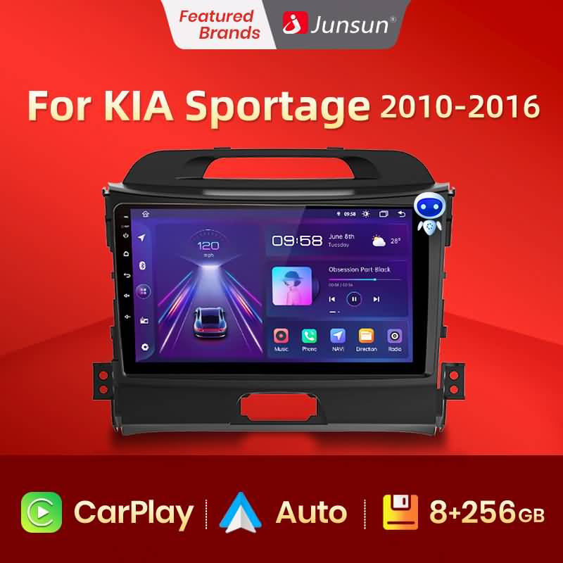 Buy Junsun V1pro AI Voice 2 din Android GPS For KIA Sportage 3
