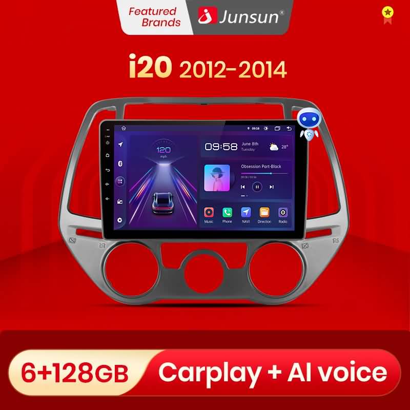 Junsun V1Pro AI Voice Android Auto Radio Coche Con Pantalla Para