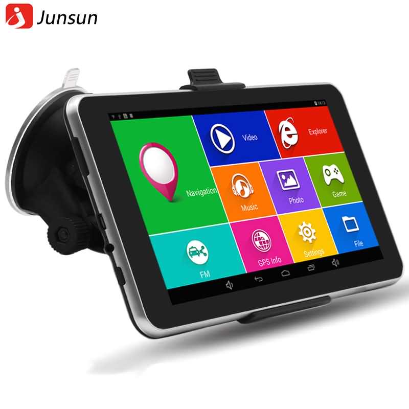 7 inch car gps navigation android bluetooth wifi russia 0