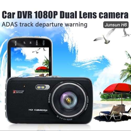 Buy Junsun 4K Ultra HD WiFi Car Dash Cam 2160P 60fps ADAS Dvr with 1080P  Sony Sensor Rear Camera Night Vision GPS Online