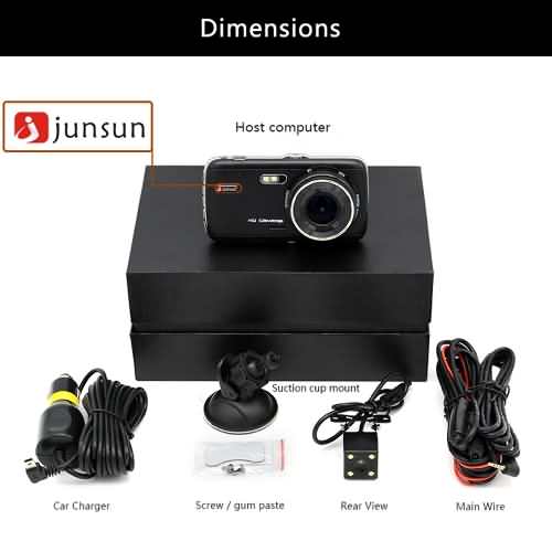 Buy Junsun 4K Ultra HD WiFi Car Dash Cam 2160P 60fps ADAS Dvr with