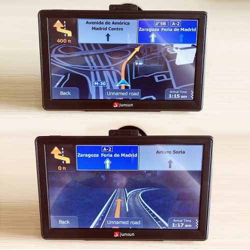 2023 GPS Map Navigation Support D100 Car GPS Navigation Coverage  Europe/Russia/Spain/France/North America/South America/Australi