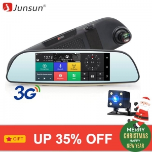 Junsun E515 Car DVR 3G Mirror 6.5" Dash Cam Full HD 1080P Video Recorder Camera