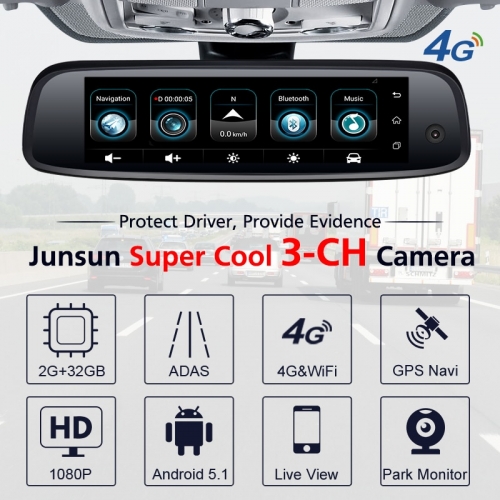 Buy Junsun 4K Ultra HD WiFi Car Dash Cam 2160P 60fps ADAS Dvr with