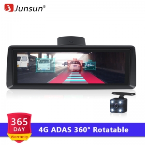 Junsun E94P 4G Android ADAS Car Dashcam Camera FHD 1080P Dual Lens 7.84" DVR with GPS Navigator Parking Monitor Registrar