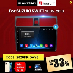 Junsun V1 2G+32G DSP Car Radio Multimedia Player For Suzuki Swift 2005 2006 2007 2008-2010 Navigation GPS 2 din DVD