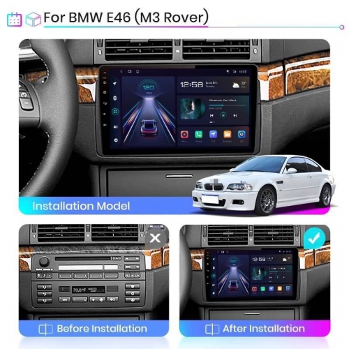 Buy Junsun V1pro AI Voice 2 din Android Auto Radio for BMW E46 M3