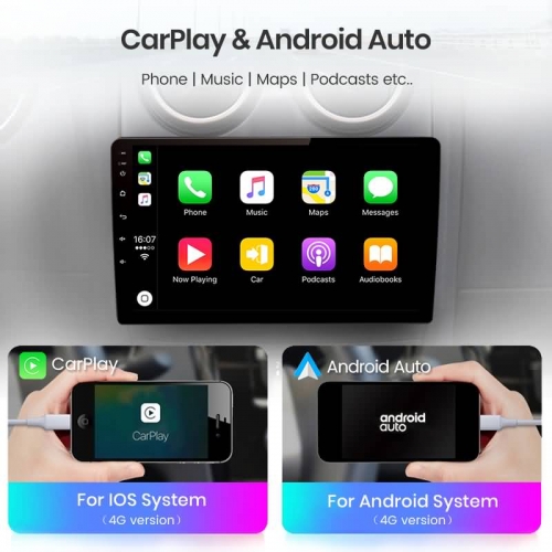 Android 13 For Renault Clio 4 2016 - 2019 Auto Wireless CarPlay Radio Car  Multimedia Player GPS DSP IPS Display Screen No 2 Din